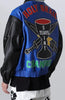 Saint Michael x Denim Tears Holy Grail Varsity Leather Jacket