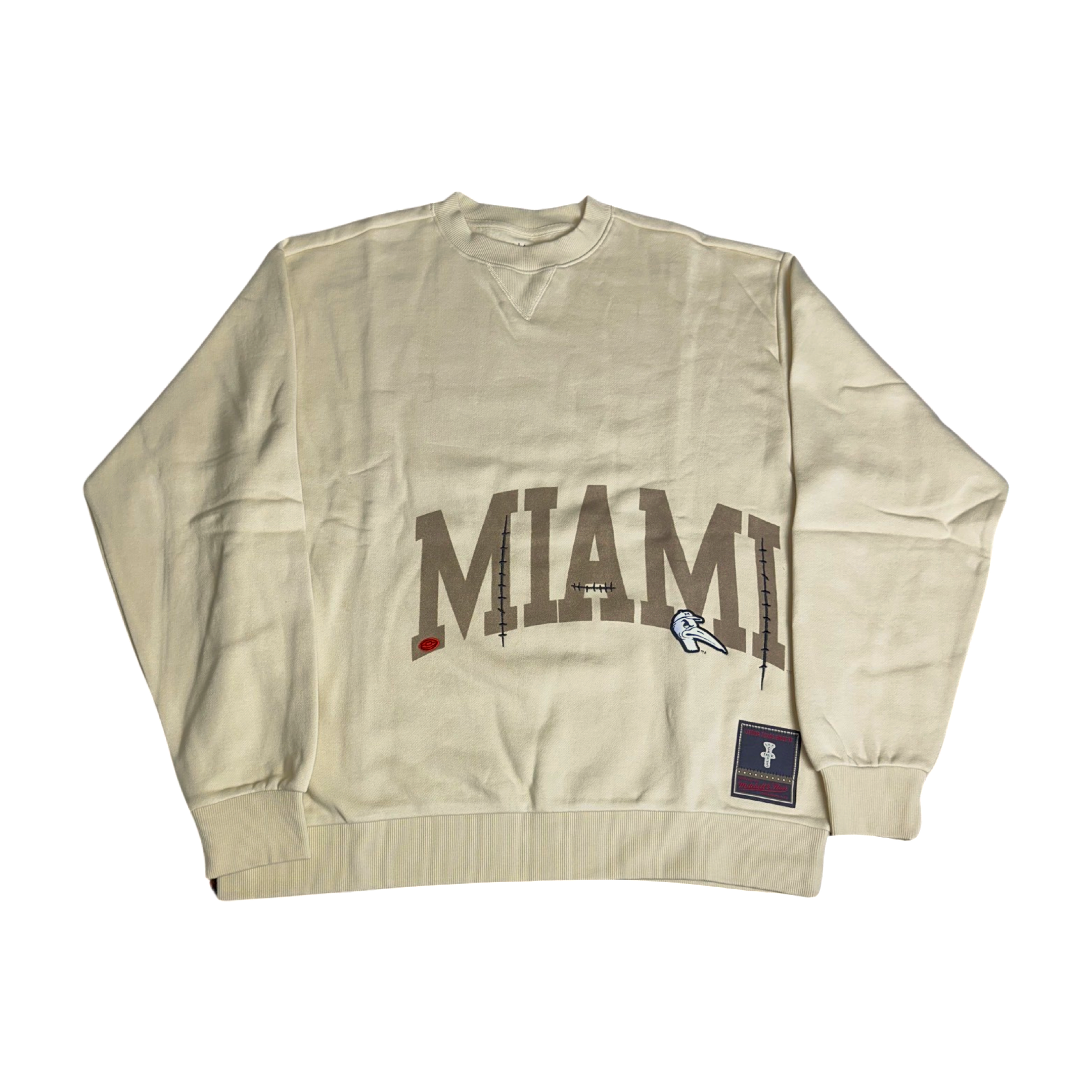 *IN HAND* Cactus Jack Goes Back To Miami Hurricanes Cream Crewneck