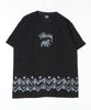 STUSSY Rasta Lion Vintage Black Tee