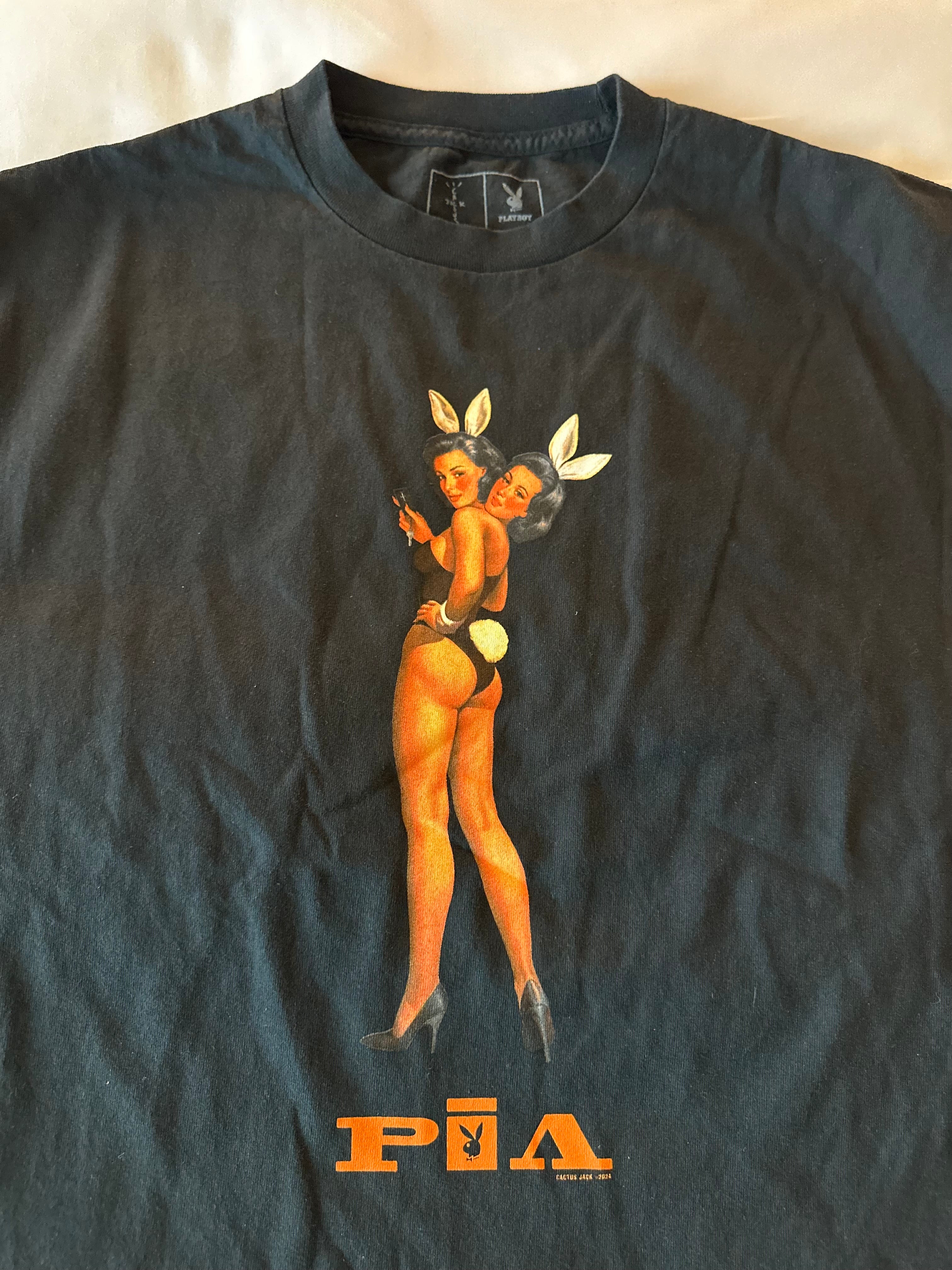 Travis Scott x Playboy ComplexCon Exclusive Black Tee