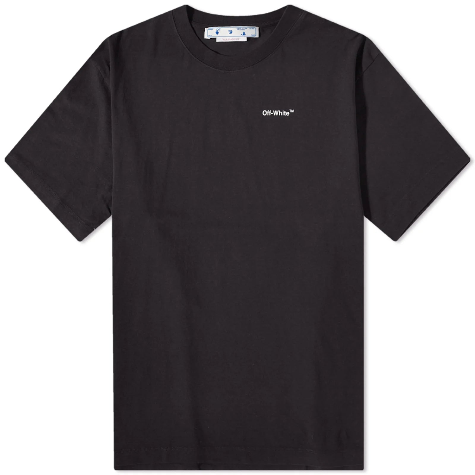 OFF WHITE Relaxed Arrow Logo Oversized Black Tee