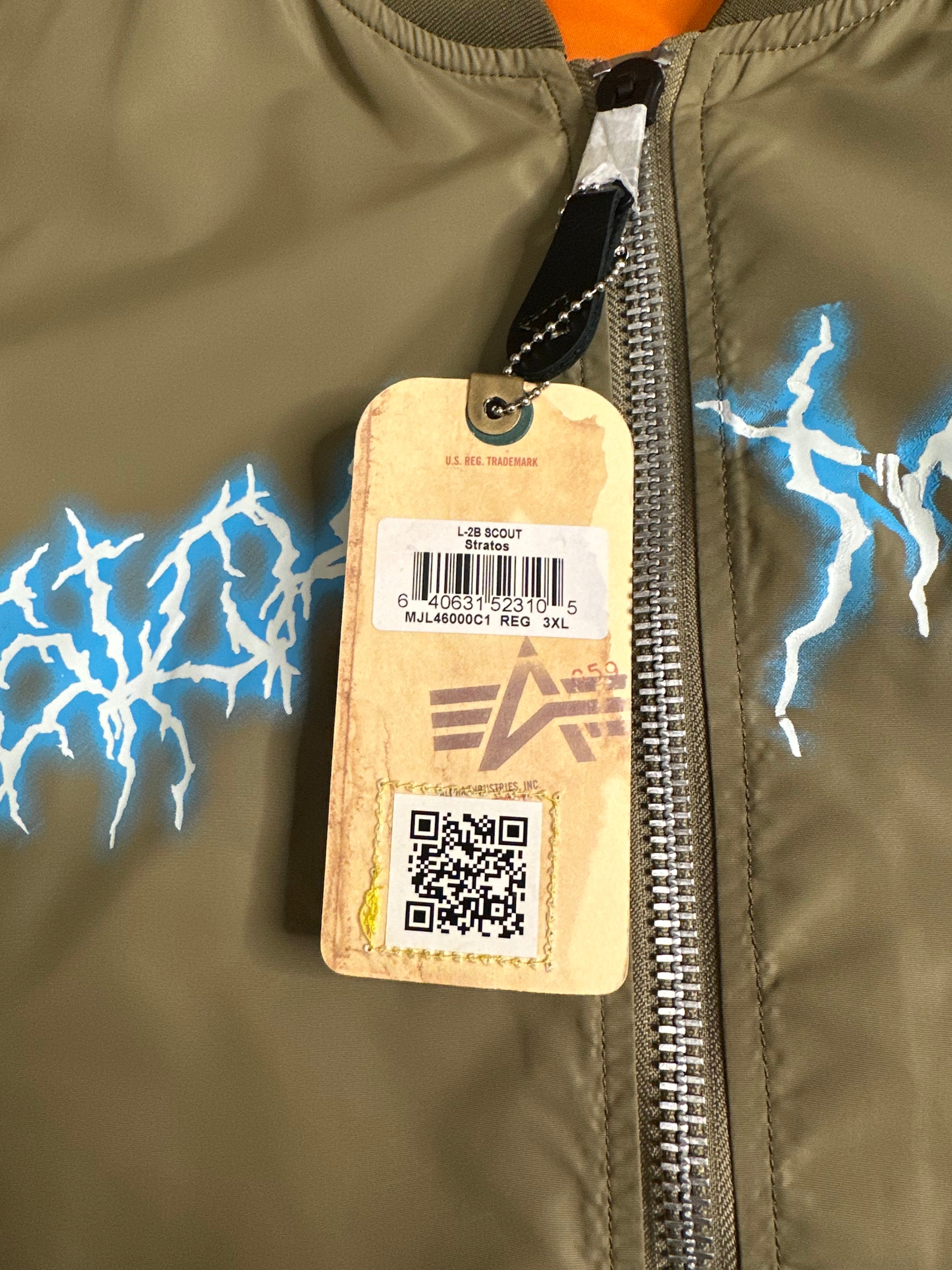 RARE Travis Scott Astroworld 2018 Tour Olive Bomber Jacket