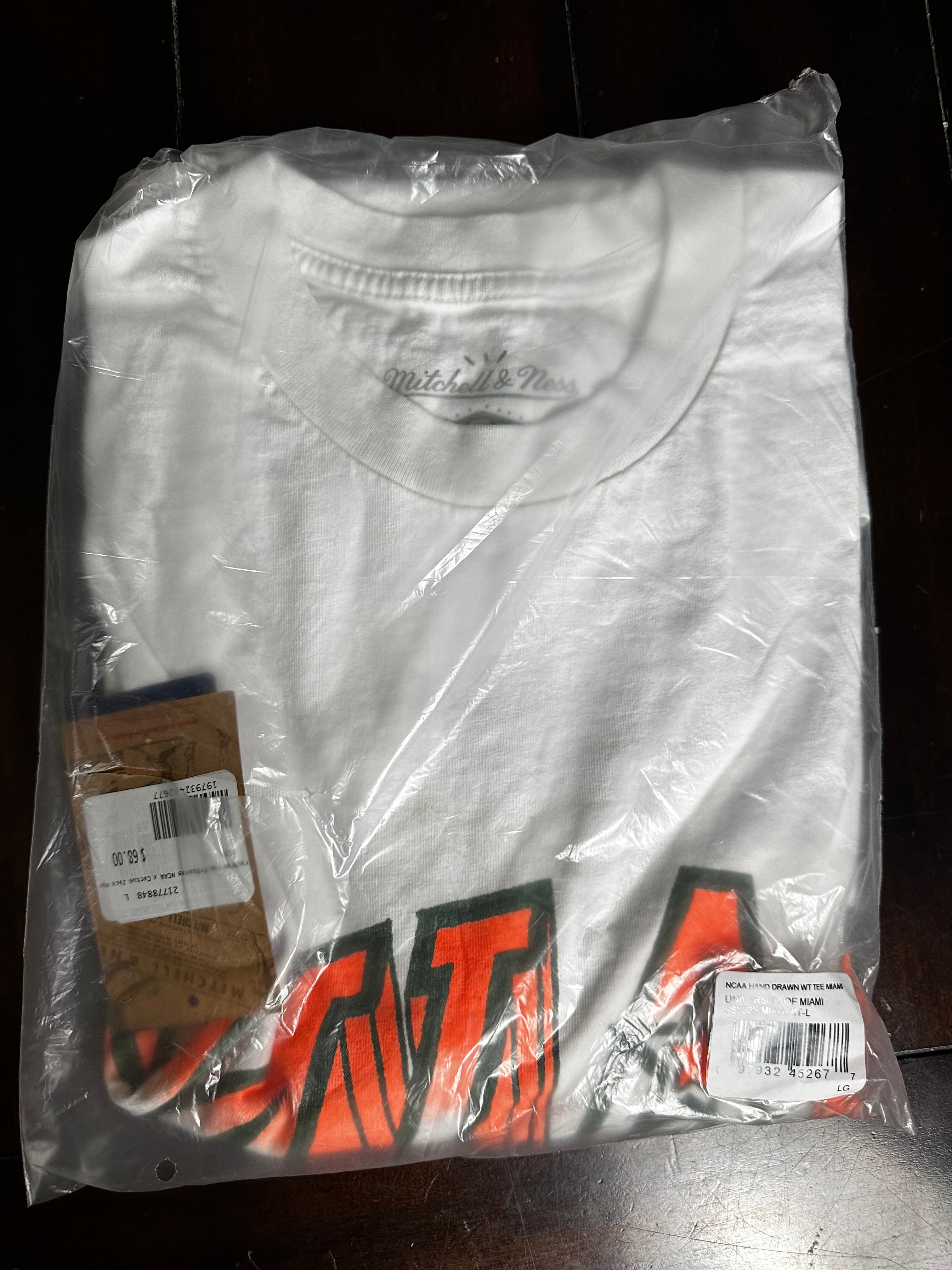 *IN HAND* Cactus Jack Goes Back To Miami Hurricanes White Tee