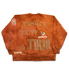 TRAVIS SCOTT Utopia Circus Maximus Tour Washed Orange/Brown Crewneck