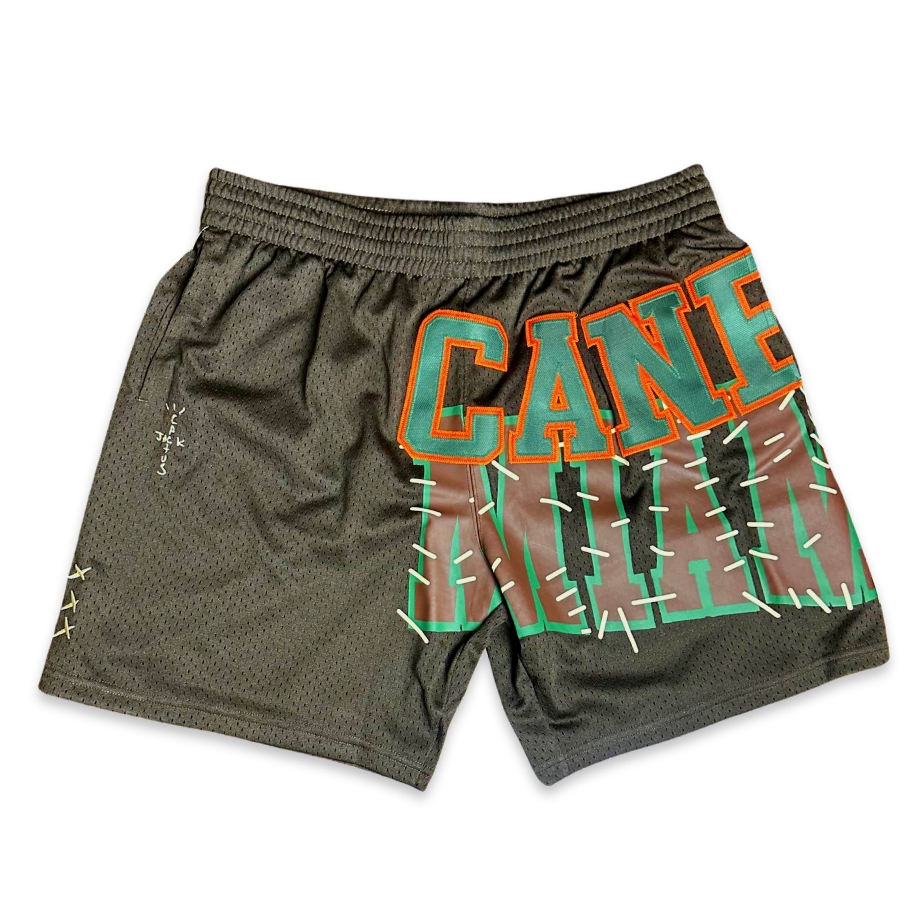 *IN HAND* Cactus Jack Goes Back To Miami Hurricanes Basketball Shorts