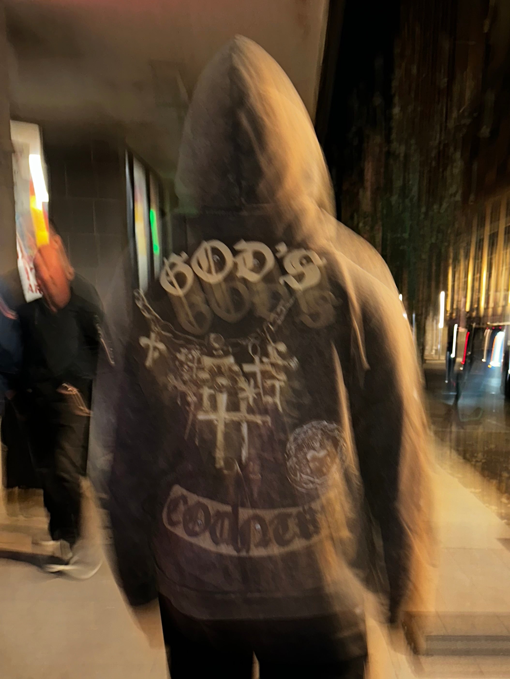 TRAVIS SCOTT Utopia God’s Country Cross Brown Zip Up Hoodie