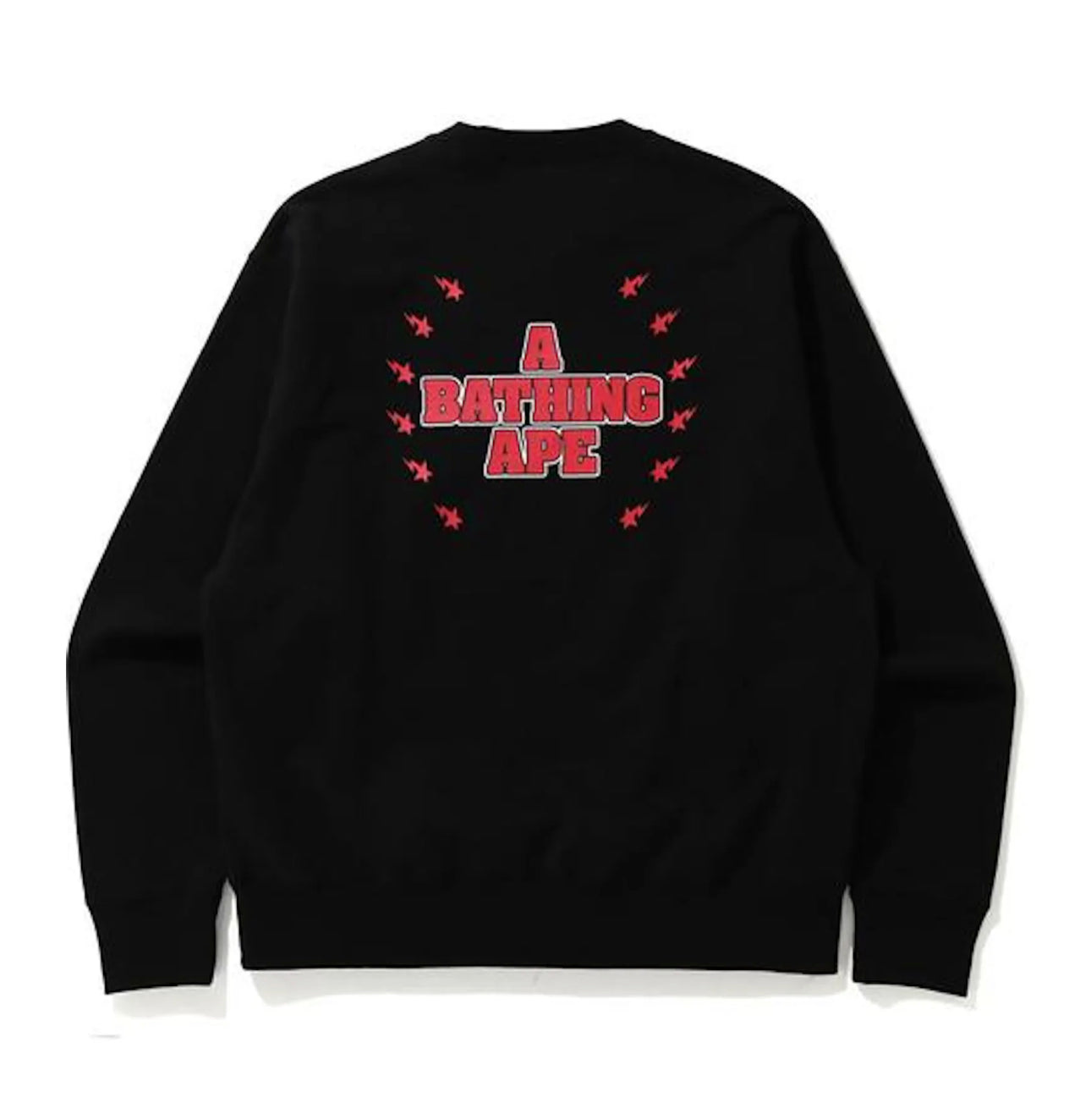 BAPE Rhinestone Black Relaxed Crewneck