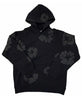 DENIM TEARS Monochrome Black Cotton Wreath Hoodie