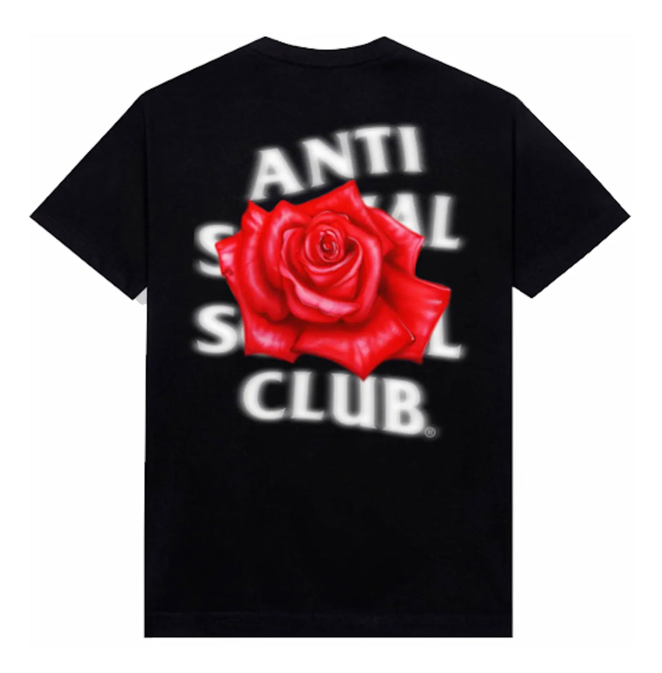 ASSC Red Rose Black Tee