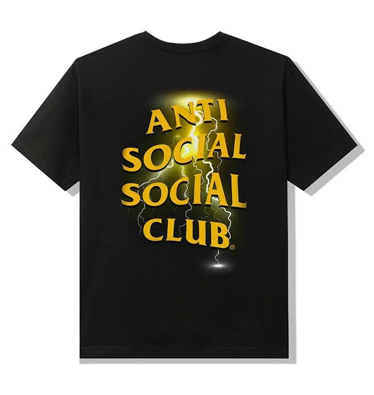 ASSC Yellow Lightning Black Tee