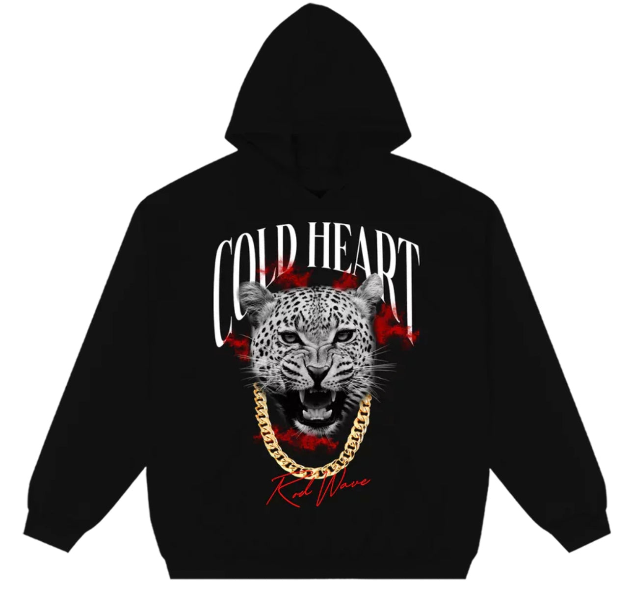 ROD WAVE Cold Heart Black Hoodie