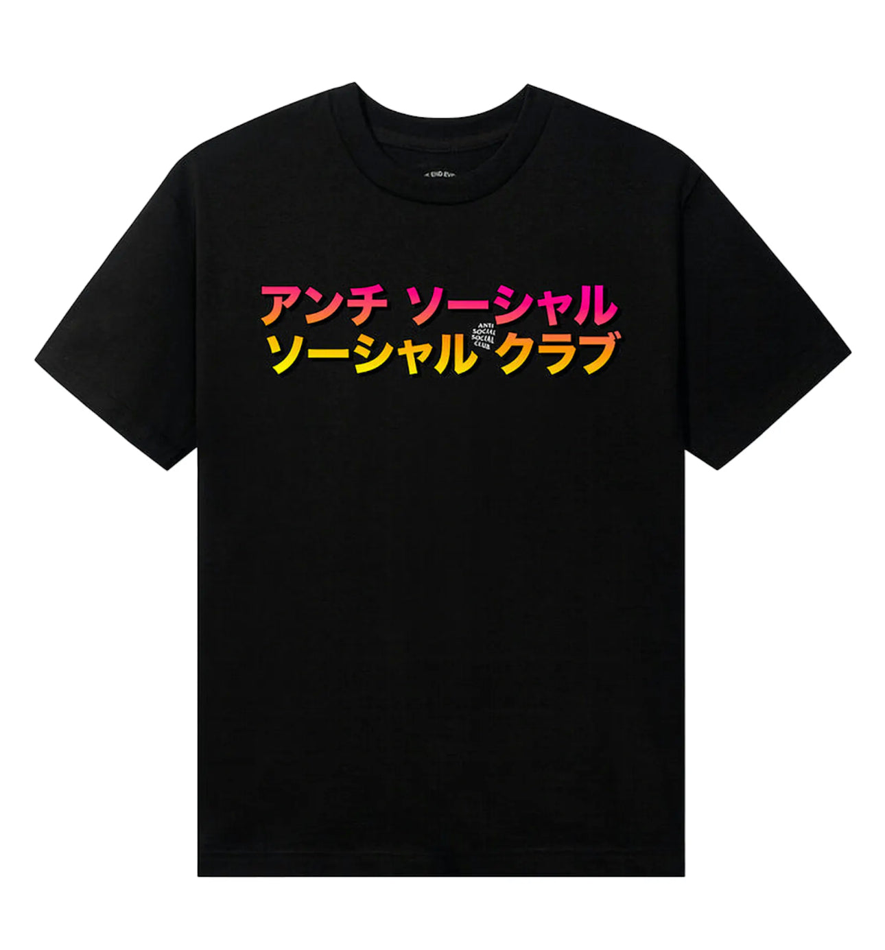 ASSC Japanese Letter Black Tee