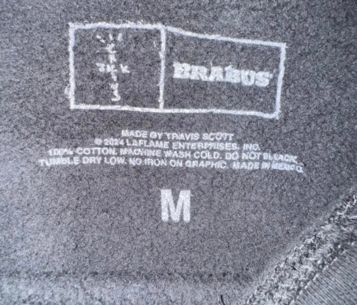 Travis Scott x Brabus ComplexCon Vegas Black Washed Hoodie