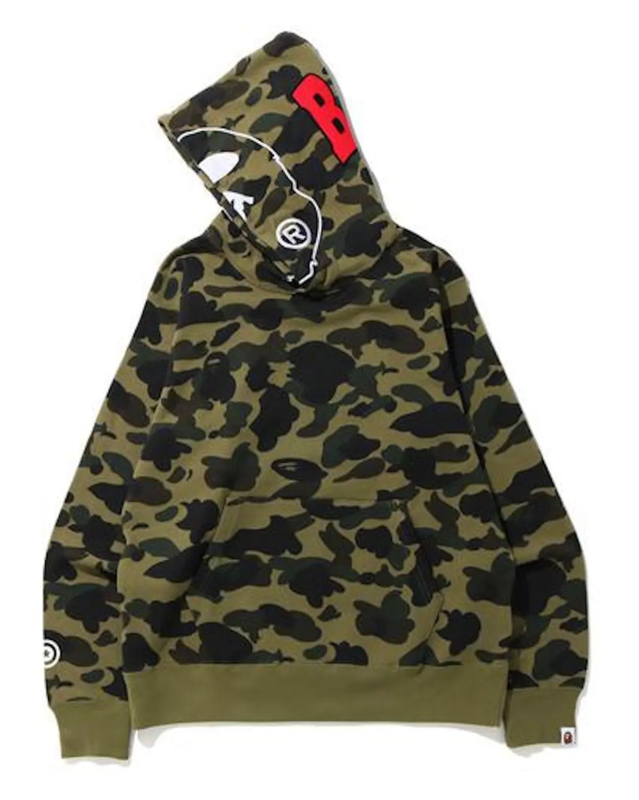 BAPE A Bathing Ape 1st Camo 2nd Ape Pullover Hoodie