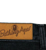 BAPE A Bathing Ape Shark Washed Wide Fit Denim Pant - Black