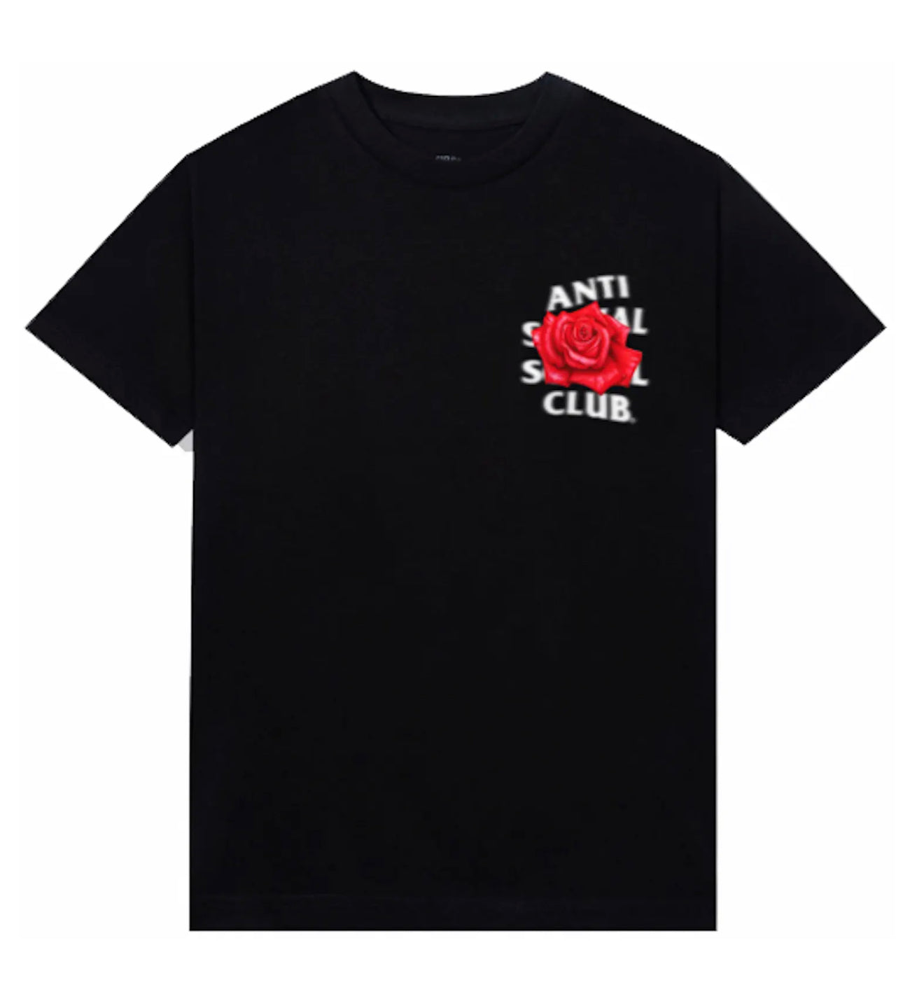 ASSC Red Rose Black Tee