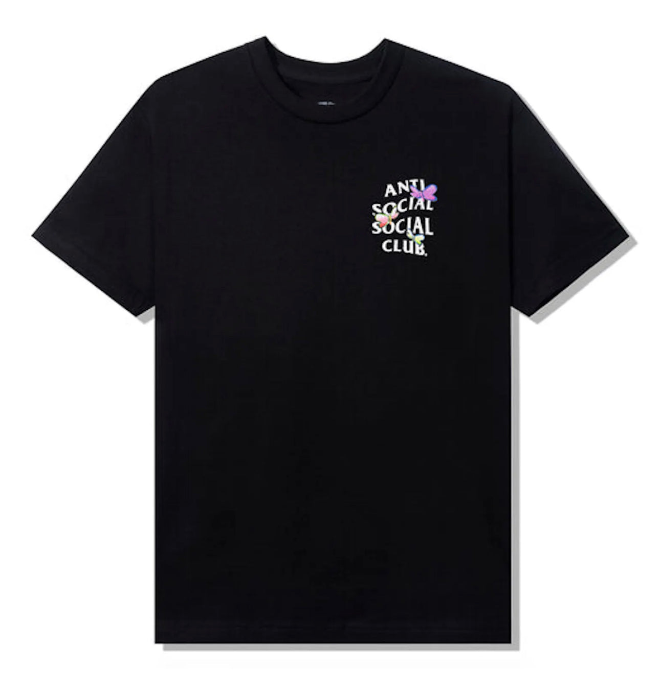 ASSC Multicolor Butterfly Black Tee