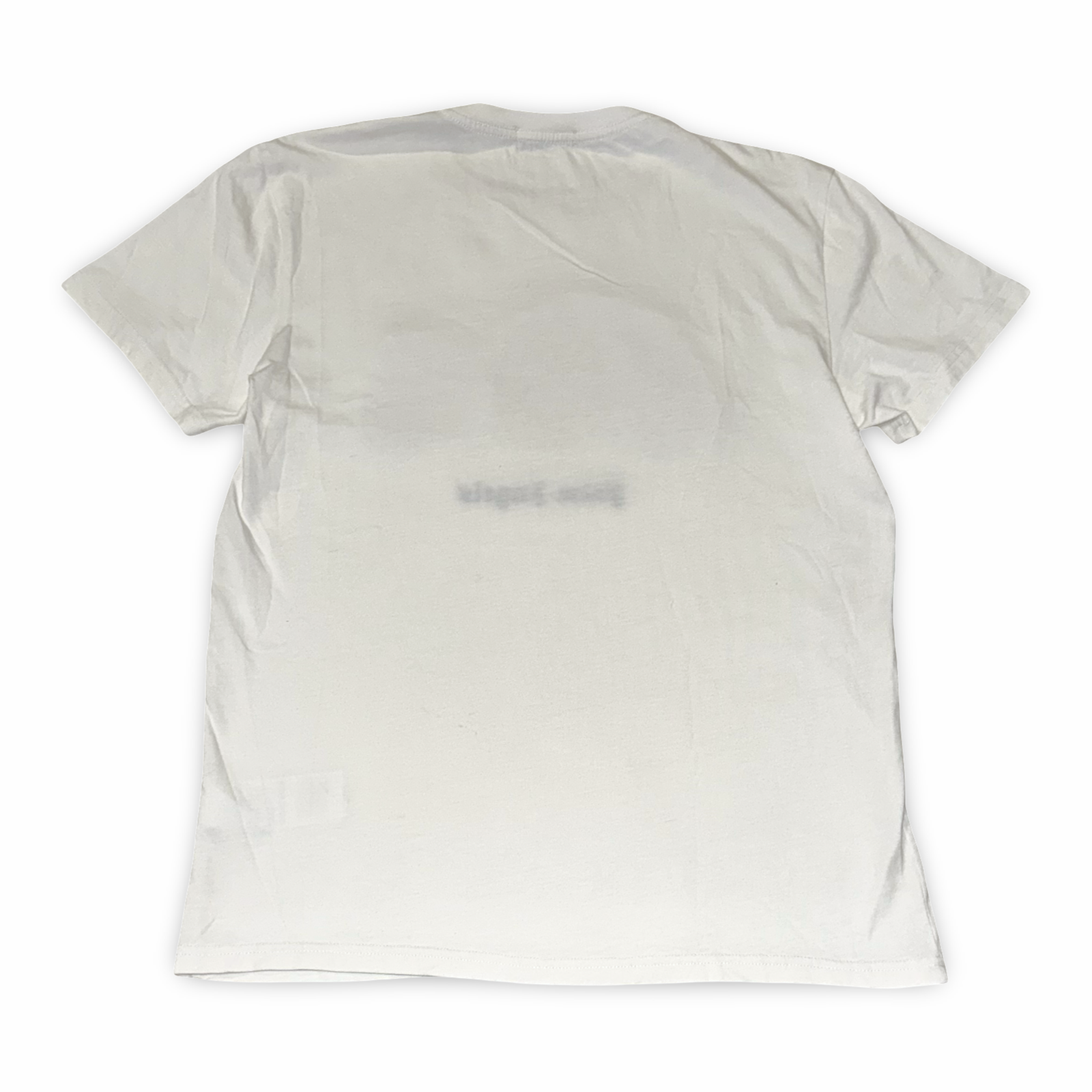 Palm Angels Kill The Bear Embroidered Logo White Tee Designer MSRP $350