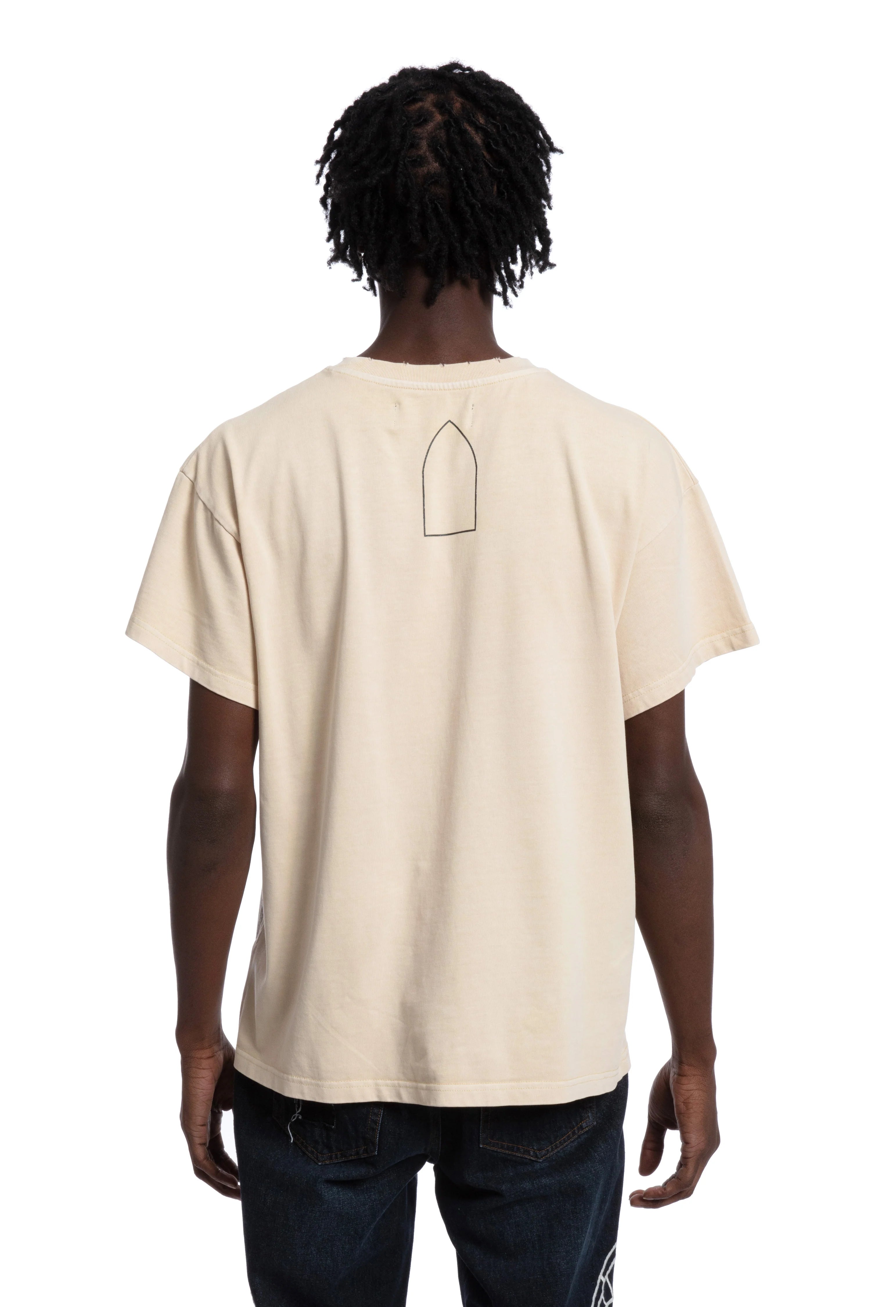 WHO DECIDES WAR City Short Sleeve Cream Tee