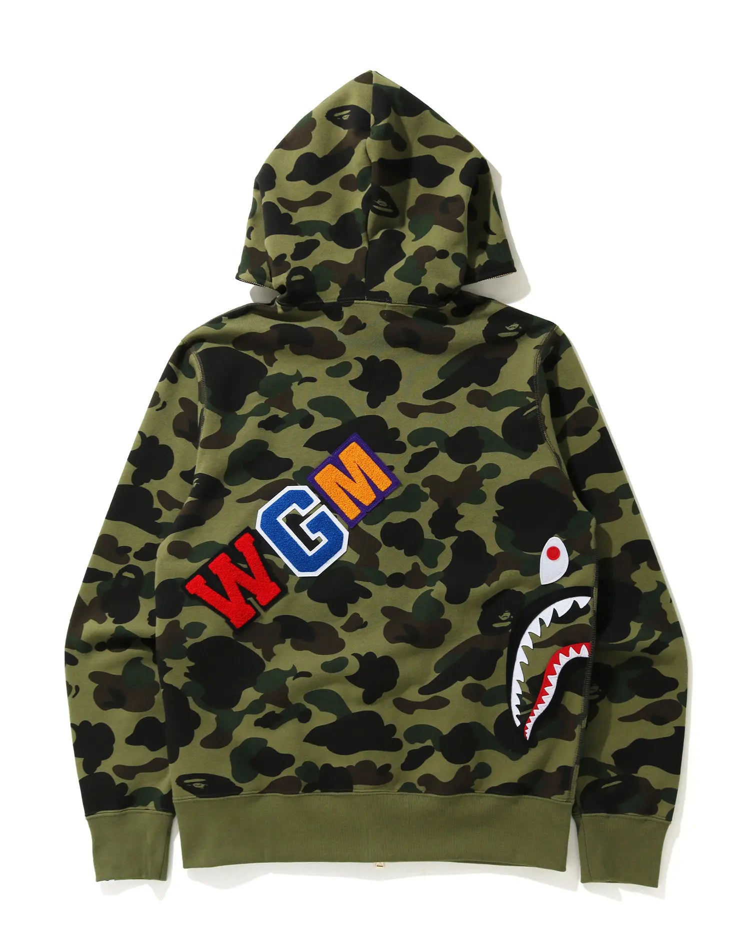 BAPE A Bathing Ape 1st Camo Multi Shark Full Zip Hoodie