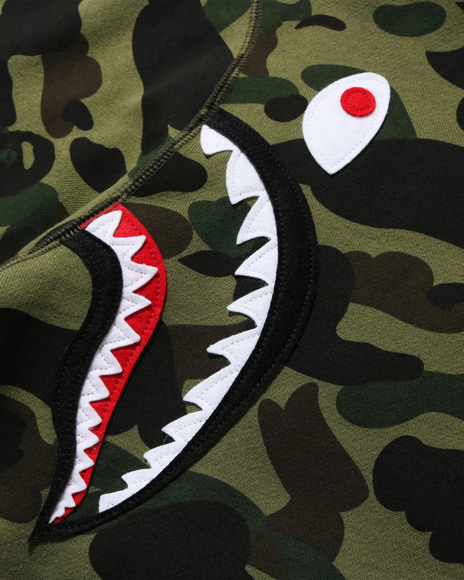 BAPE A Bathing Ape 1st Camo Multi Shark Full Zip Hoodie