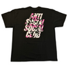 ASSC Blocked Pink Camo Black Tee