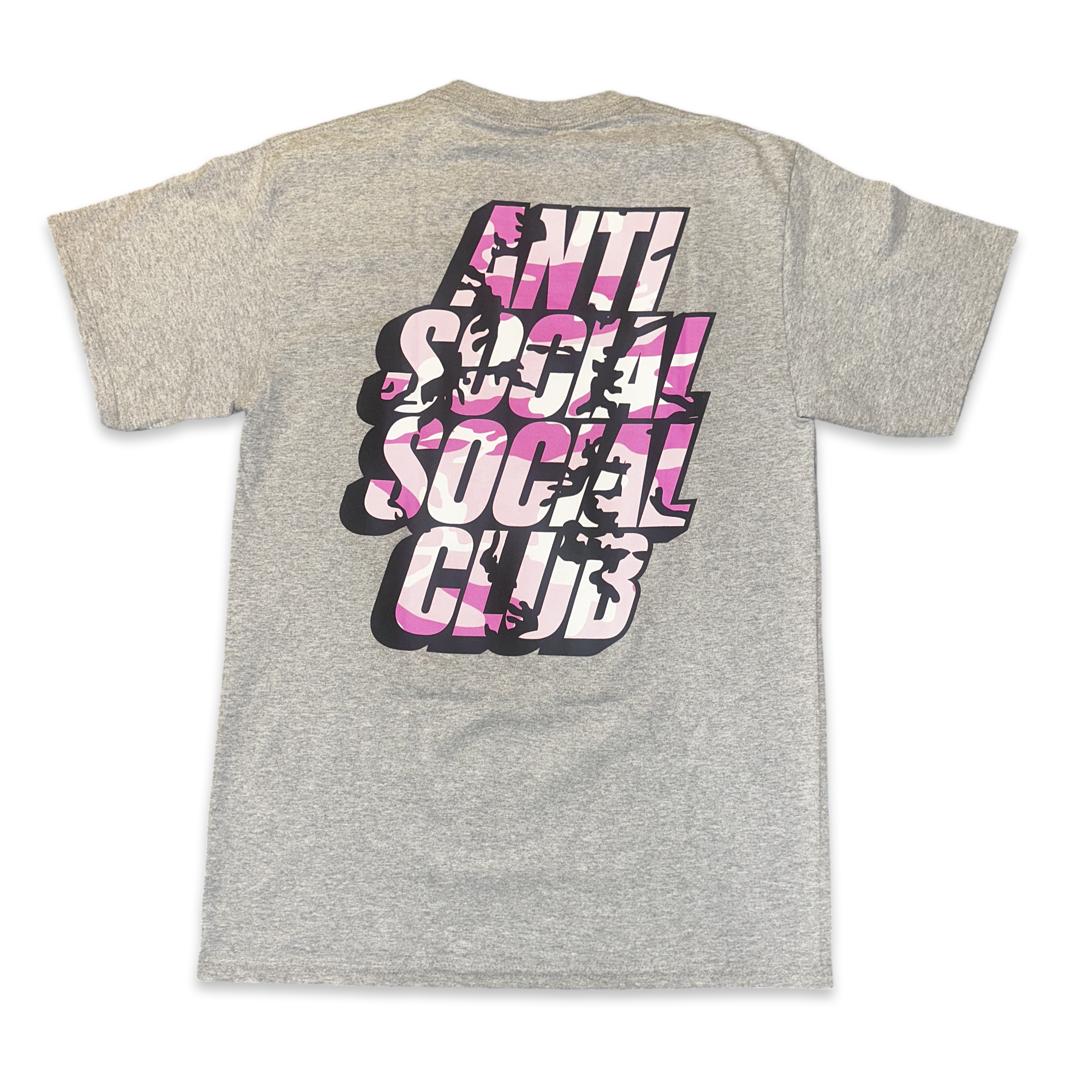 ASSC Blocked Pink Camo Gray Tee