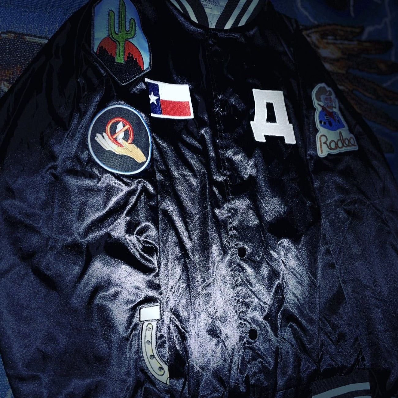 A-Team Rodeo Black Varsity Jacket