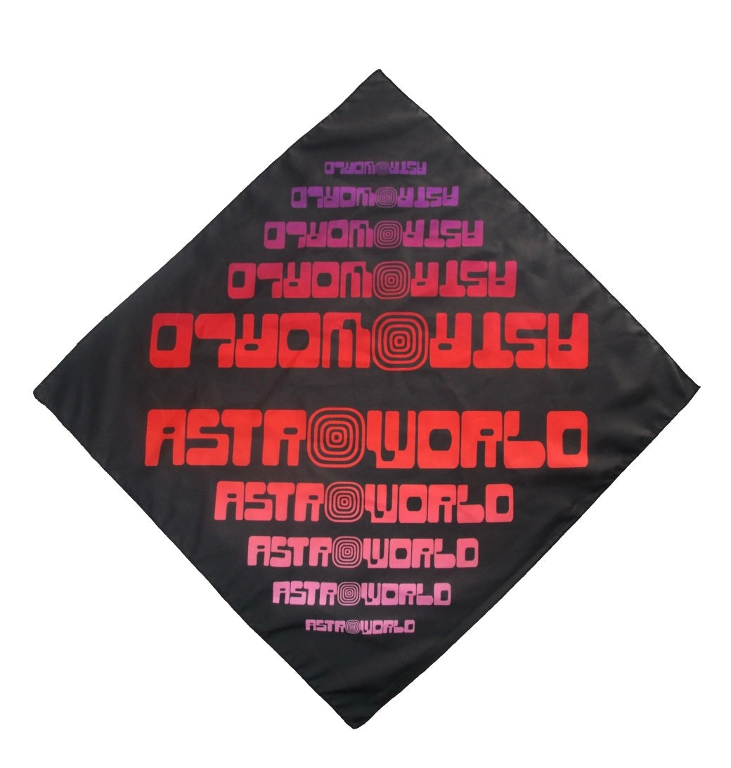 Unreleased TRAVIS SCOTT Astroworld Bandana V2