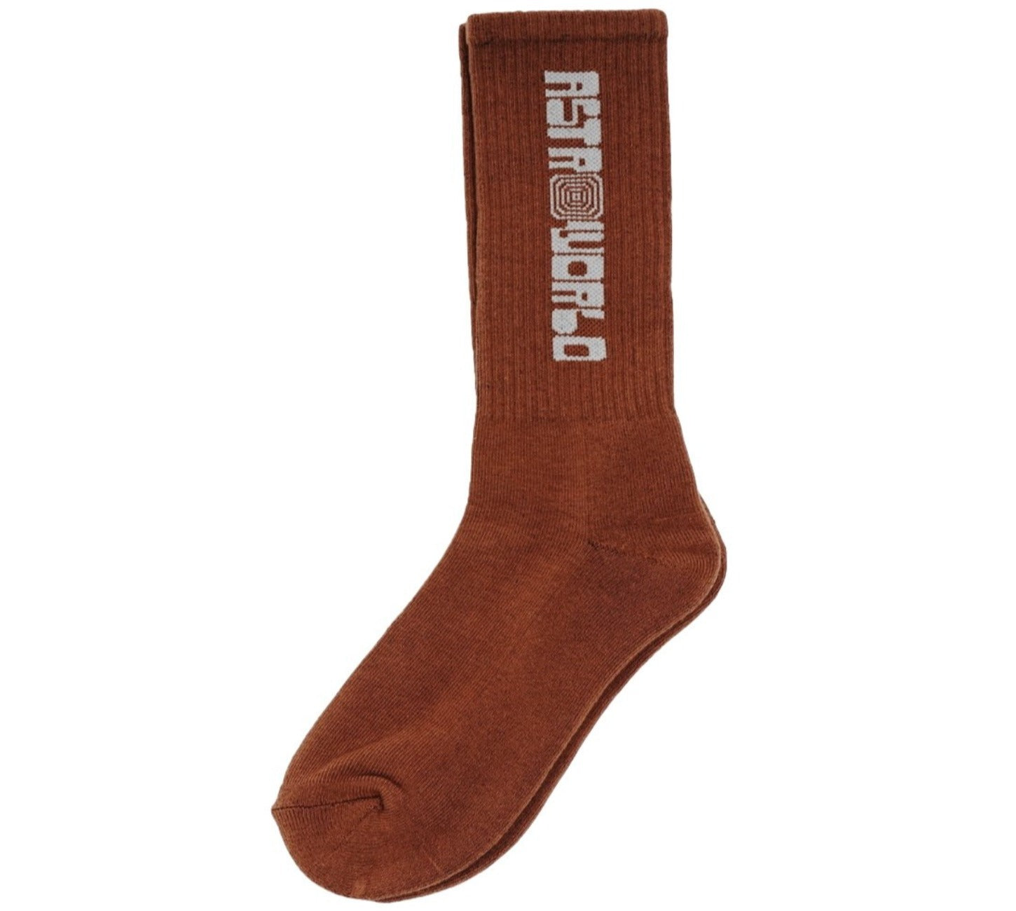 Astroworld Festival 2021 Brown Logo Socks