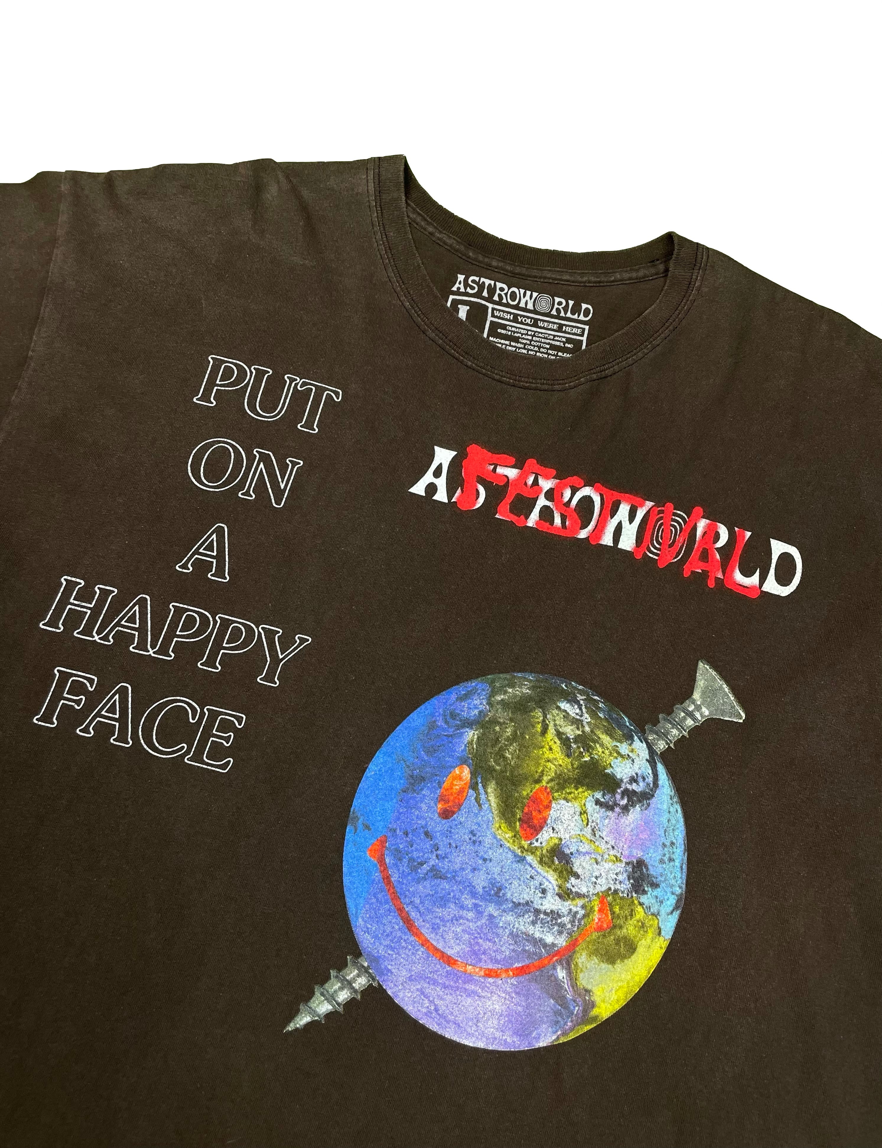 Astroworld Festival Happy Face Screw T-Shirt