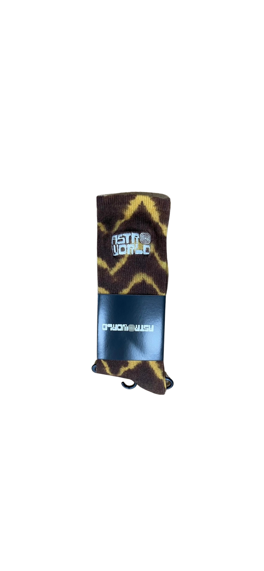 Unreleased TRAVIS SCOTT Astroworld Brown Tie Dye Socks