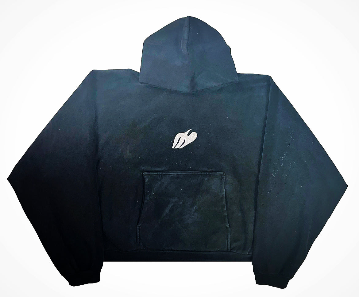 Donda Doves Miami Homecoming Black Washed Dye Hoodie