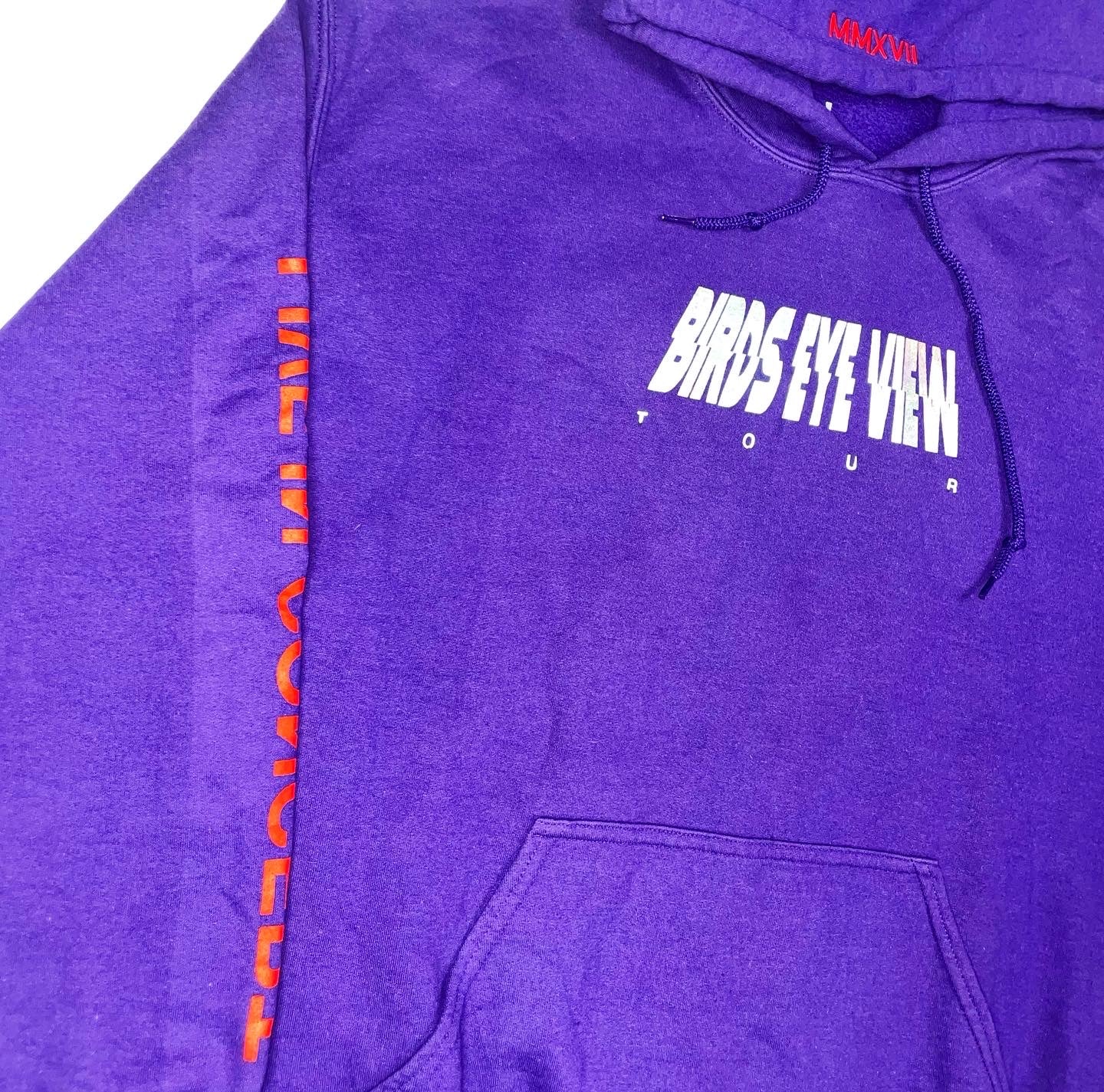 TRAVIS SCOTT Birds Eye View Tour Reflective Purple Hoodie