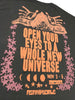 Astroworld Festival ‘21 Skeleton Open Your Eyes Peach Puff Print Tee