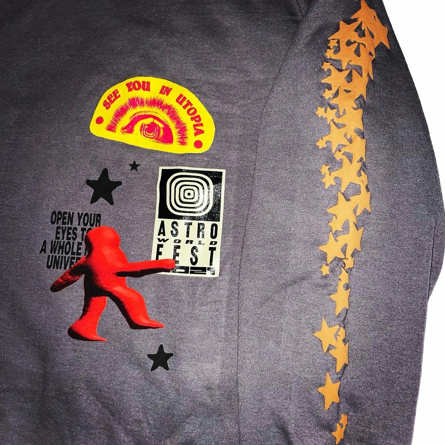 Astroworld Festival 2021 Gray Utopia Crewneck