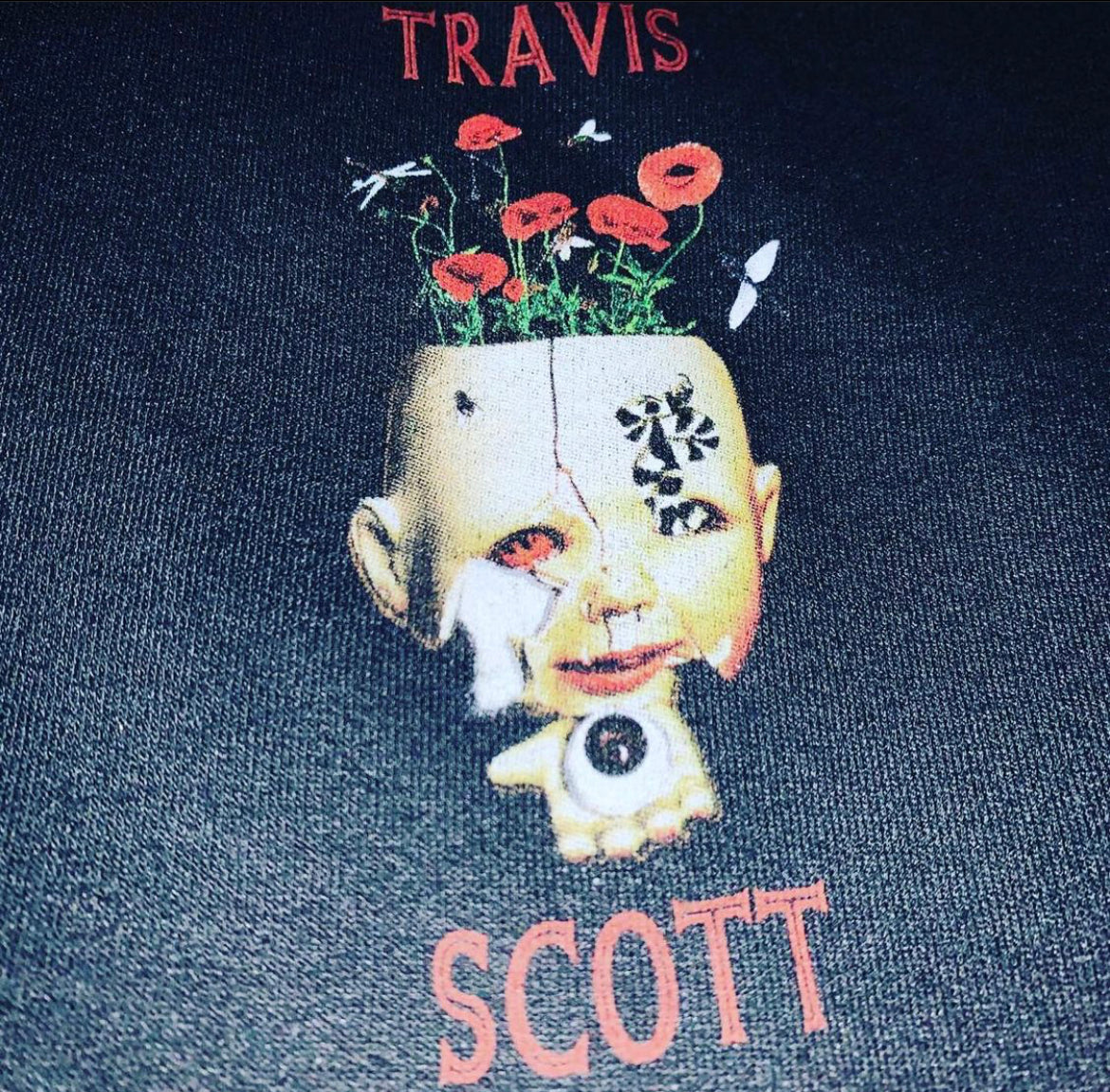 DAMN Tour ‘17 Baby Doll Black Hoodie