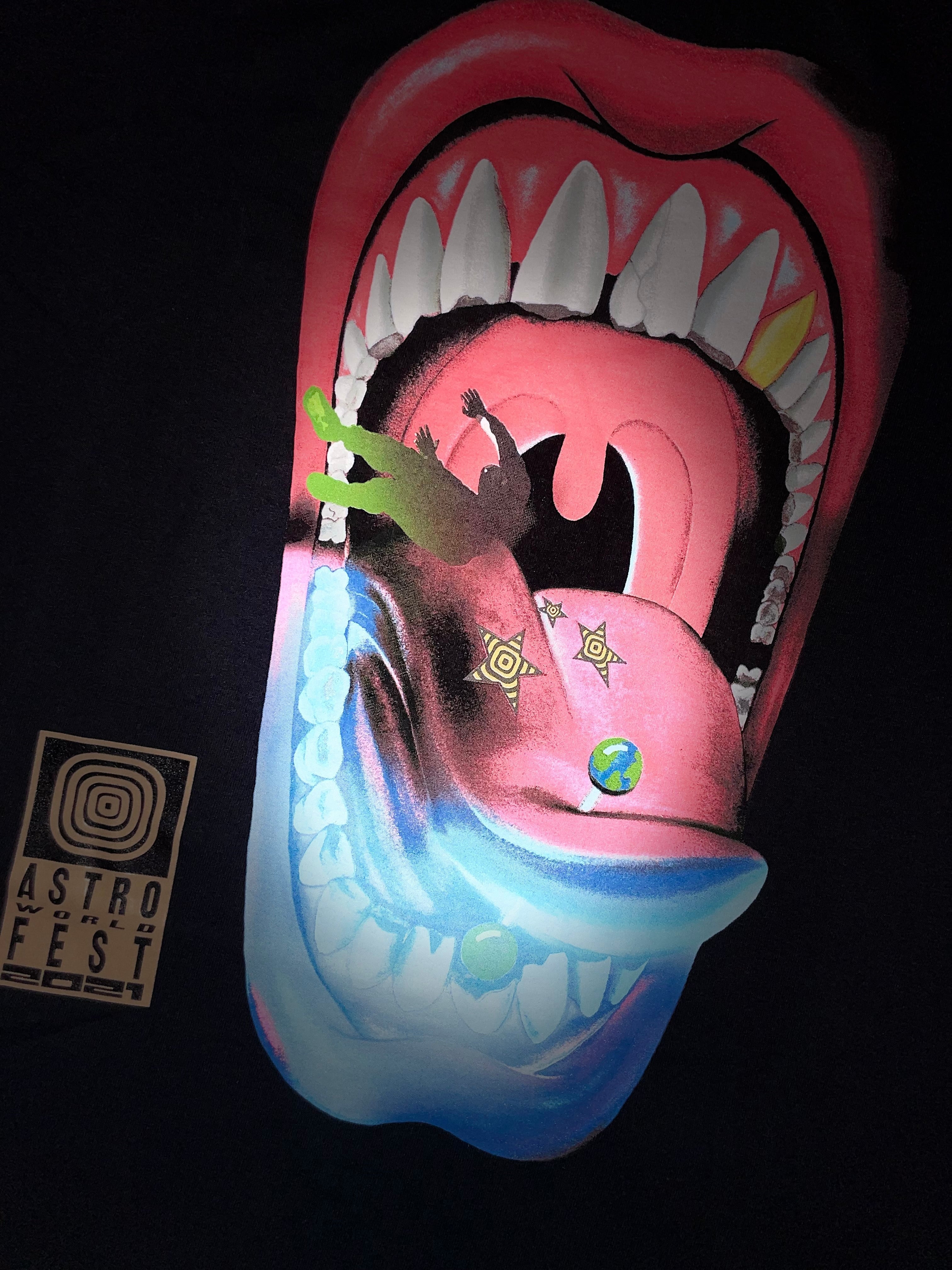 Astroworld Festival 2021 Mouth Dart T-Shirt