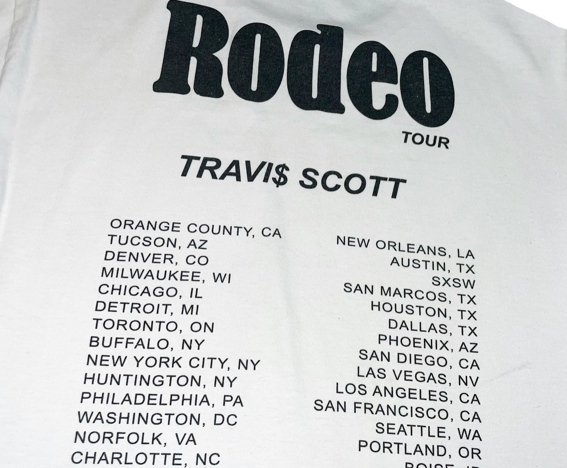 Rodeo Tour Flame White T-Shirt