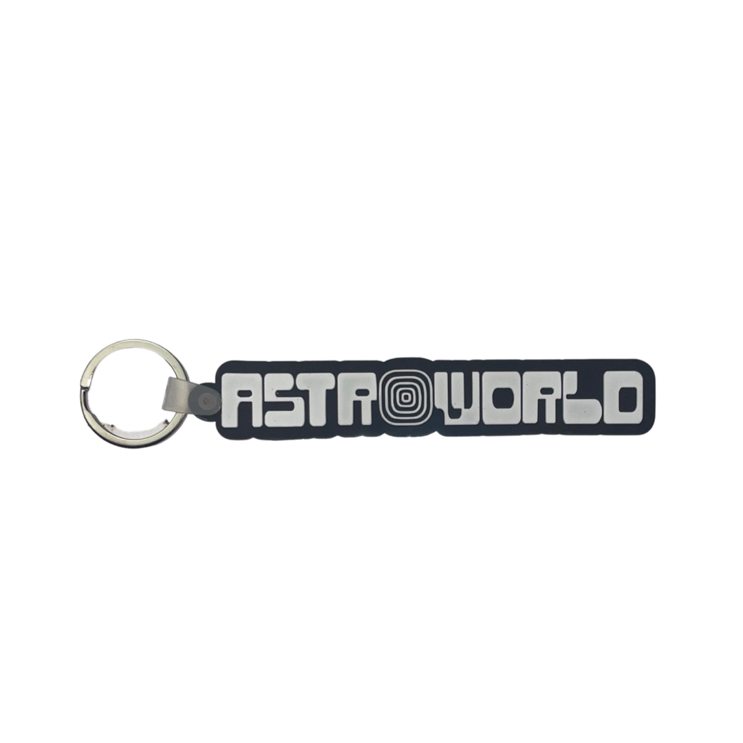 Unreleased TRAVIS SCOTT Astroworld Black Logo Keychain