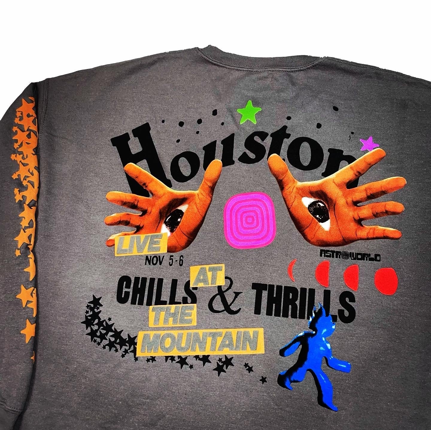 Astroworld Festival 2021 Gray Utopia Crewneck