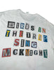 Birds Lettering T-Shirt