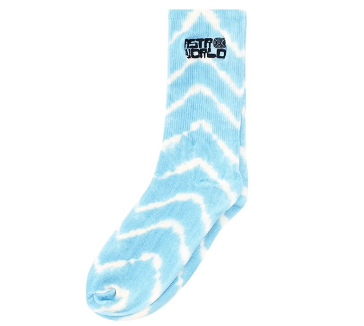 Astroworld Festival 2021 Blue Tie Dye Socks