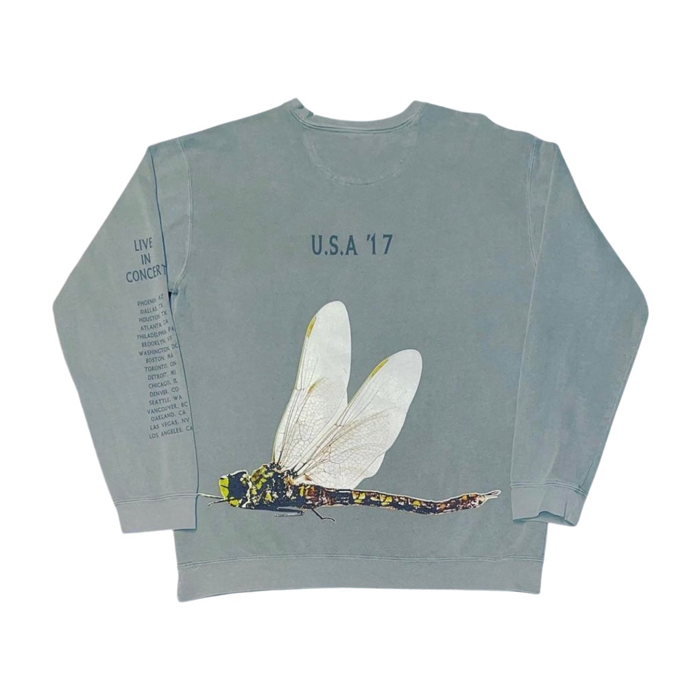 TRAVIS SCOTT 2017 Dragonfly Gray Reflective Crewneck