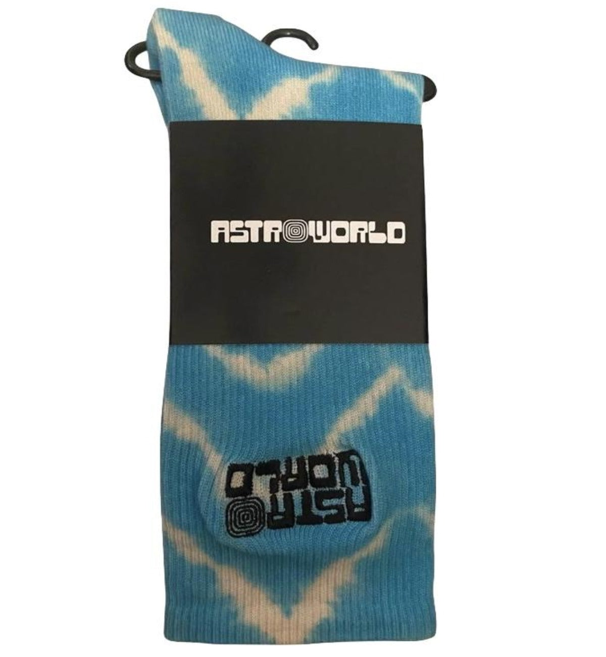 Astroworld Festival 2021 Blue Tie Dye Socks