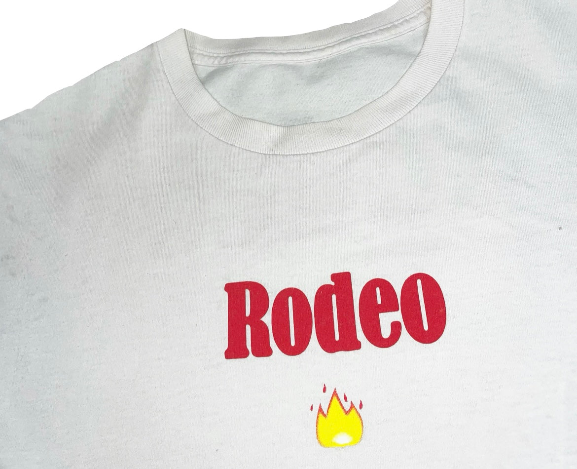 Rodeo Tour Flame White T-Shirt