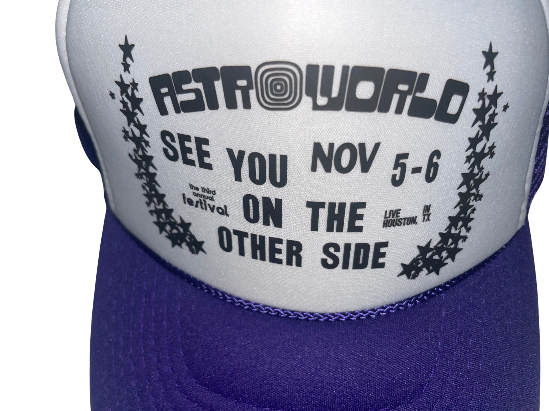 Astroworld Fest Purple Trucker Hat