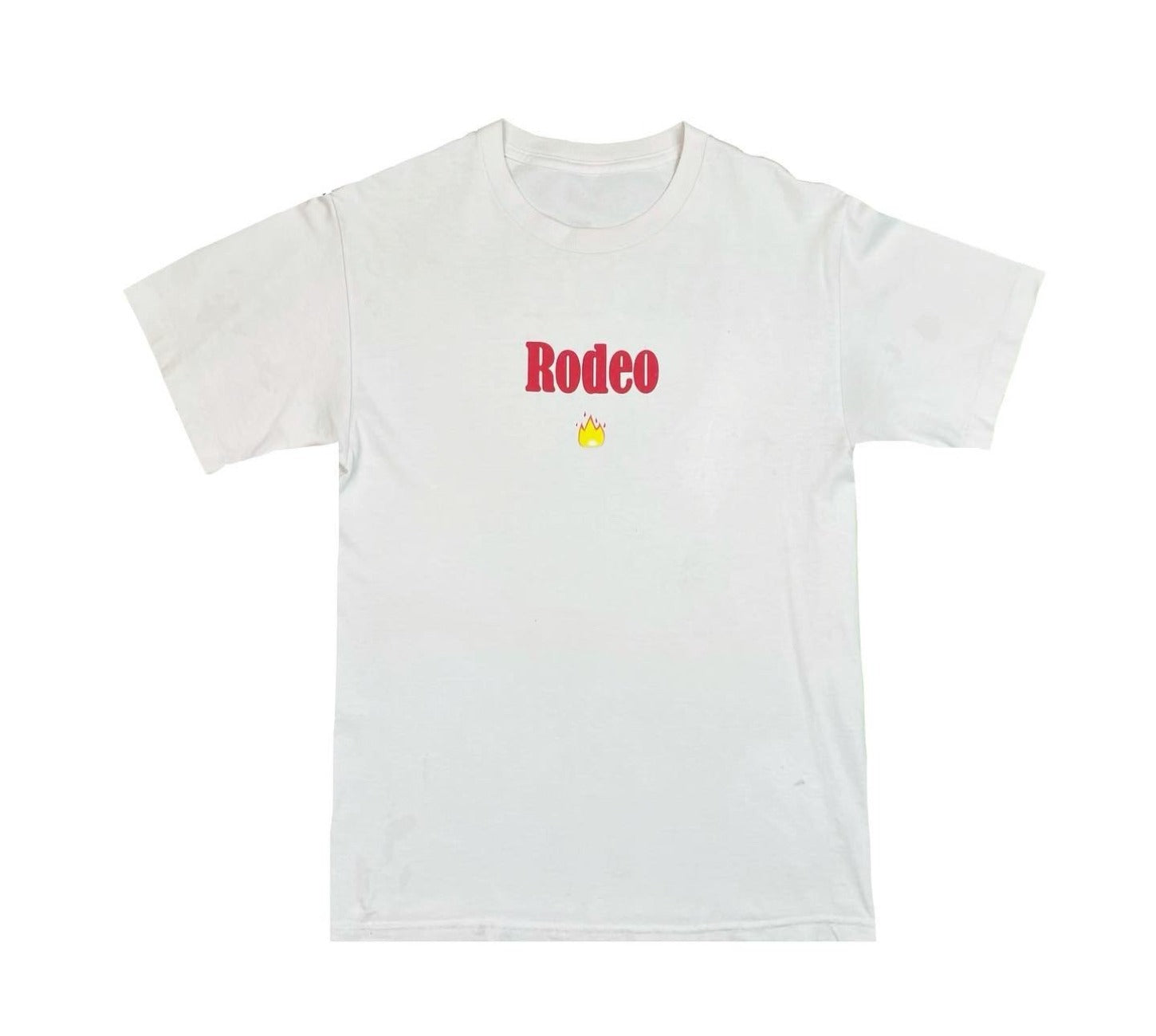 Rodeo Tour Flame White T-Shirt