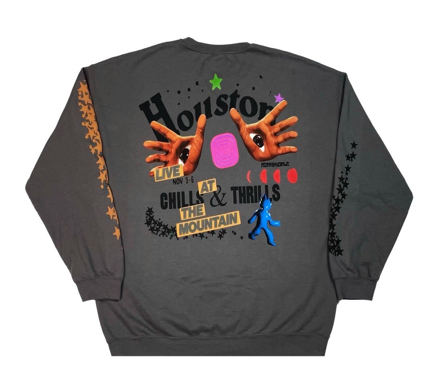 Astroworld Festival 2021 Gray Utopia Crewneck